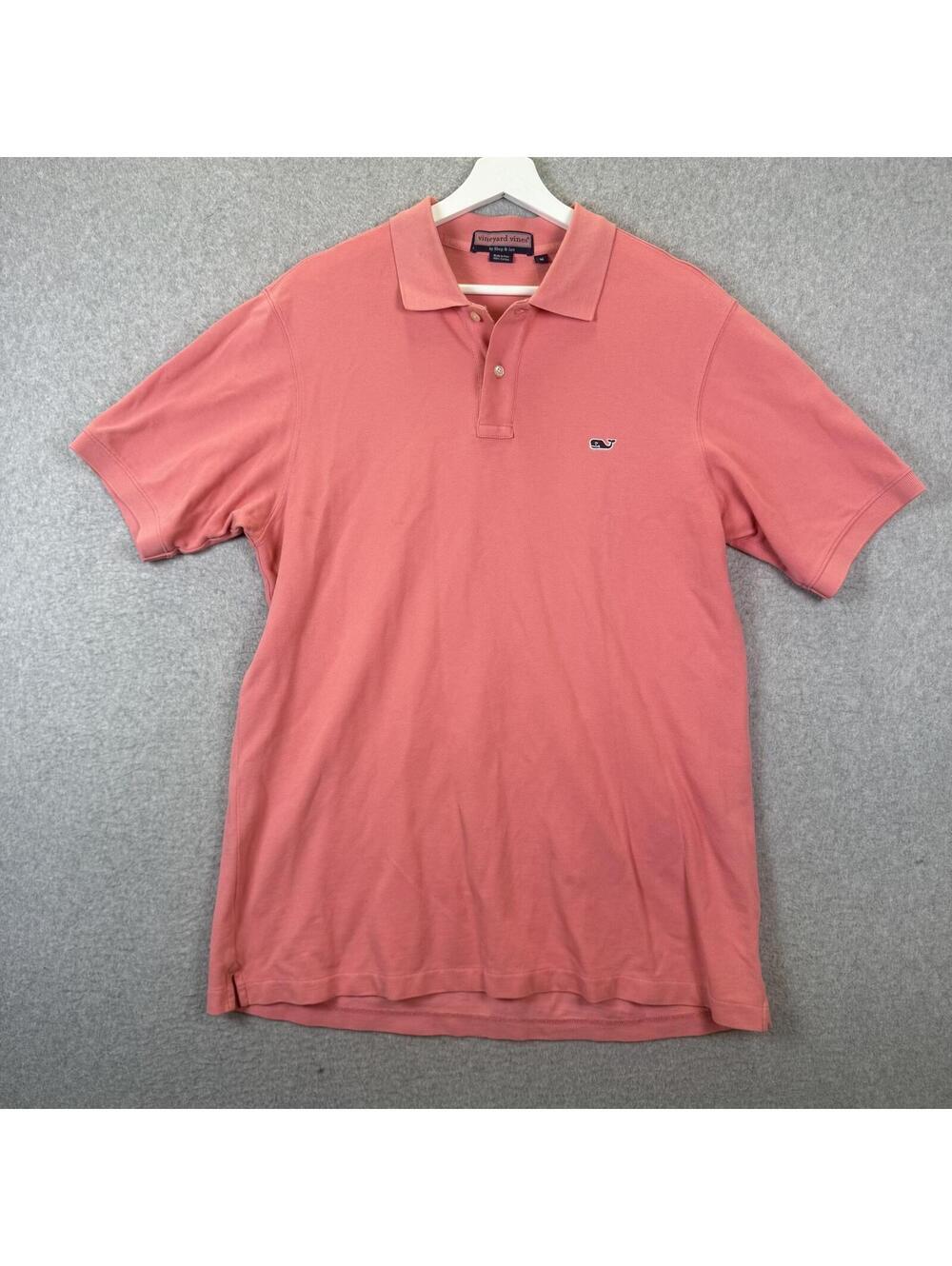 Vineyard Vines Men's Size Medium Short Sleeve Polo Shirt Golf Performance